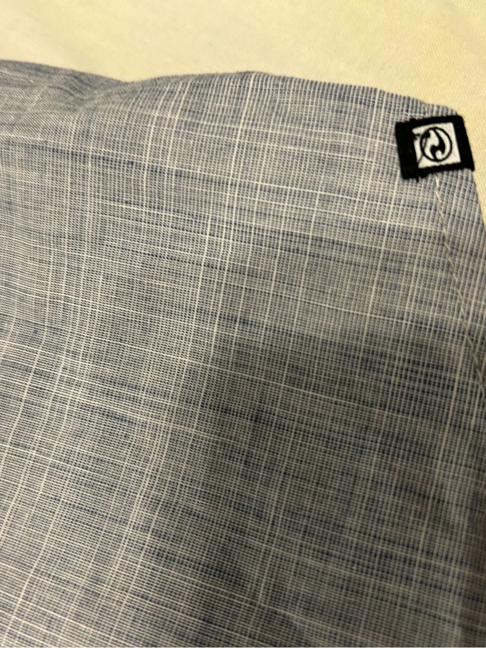 Ocean Current Men’s Short-Sleeve Colorblock Button-Up - Seafoam & Gray